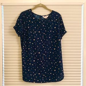 LC Lauren Conrad Short-Sleeved Blouse